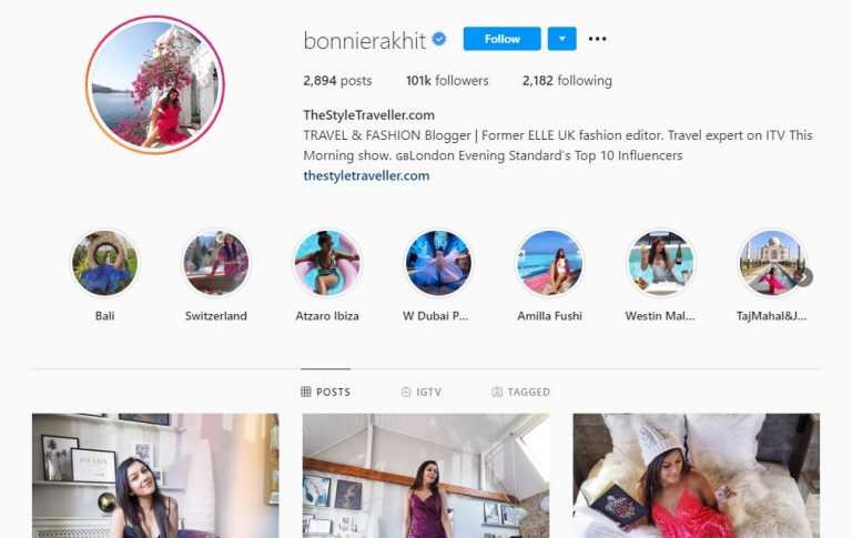 Bonnie Rakhit Instagram