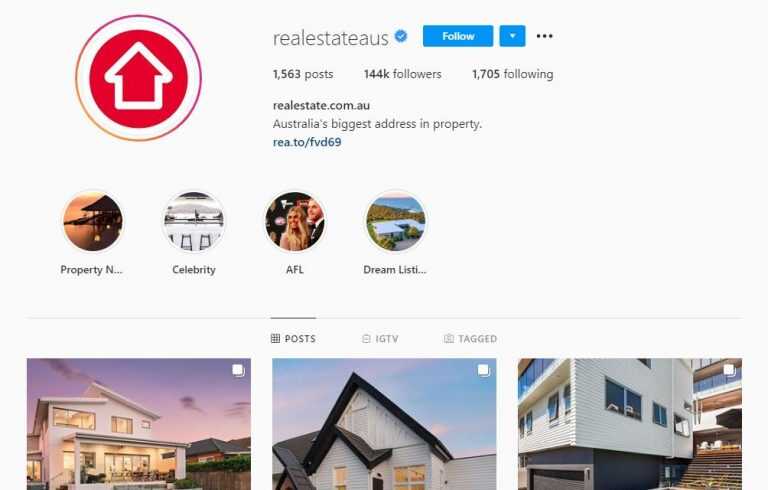 Real Estate Aus Instagram